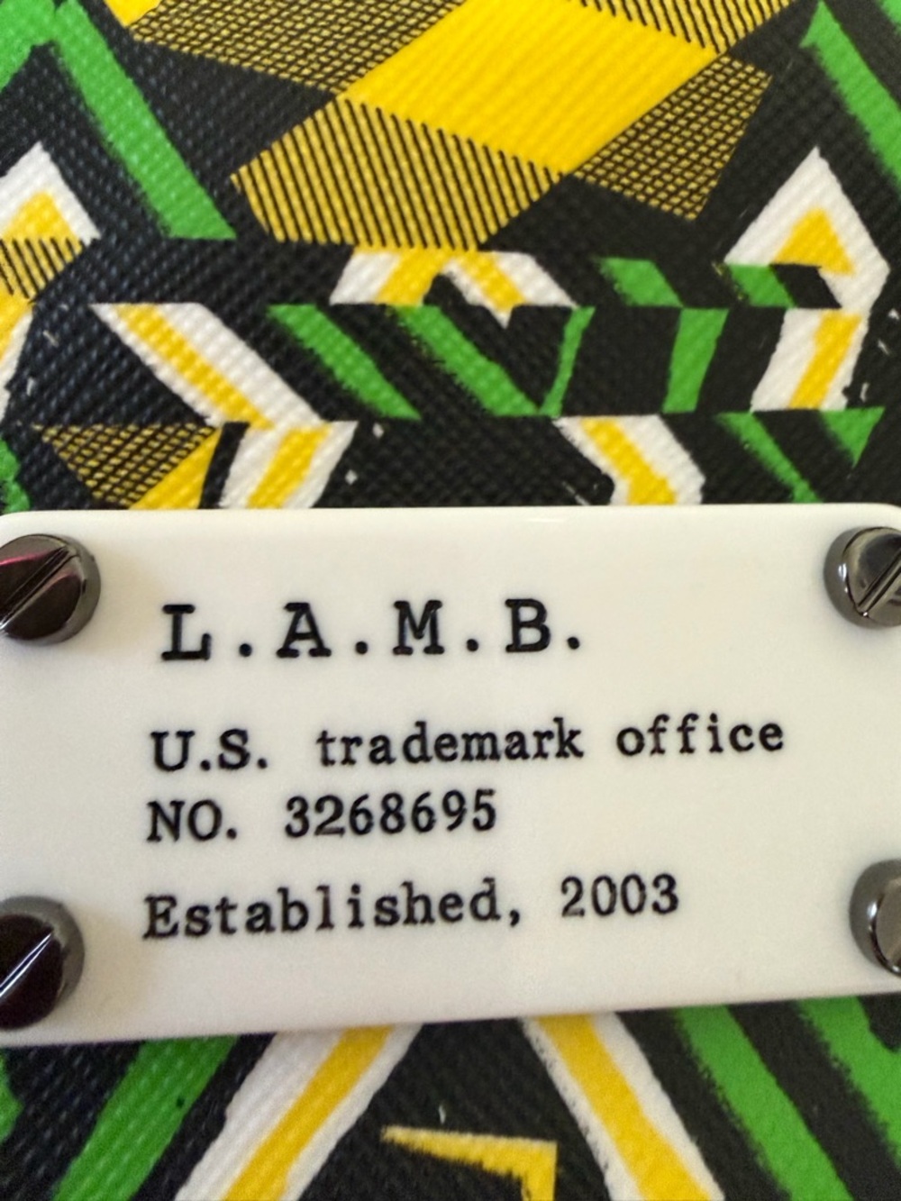 NWT L.A.M.B African Argyle Bag - Picture 7 of 10
